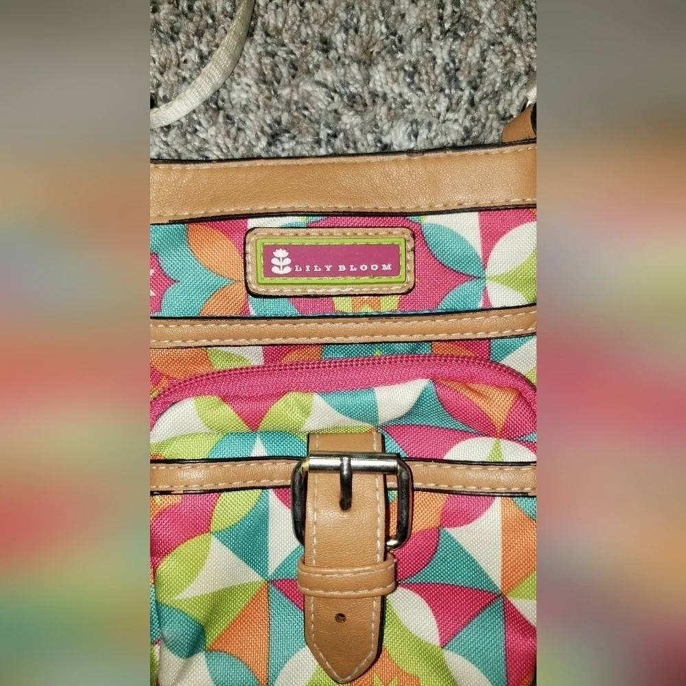 Lily Bloom| Colorful Geometric Pattern Crossbody Bag